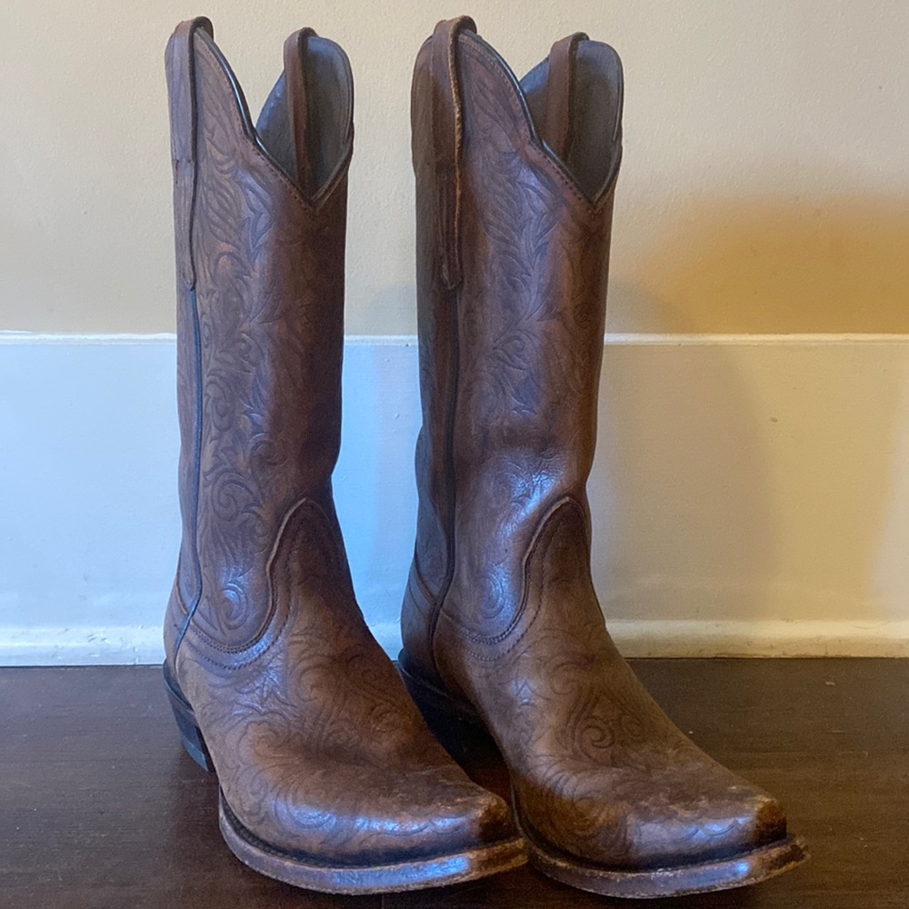 ARIAT Sterling Tooled Leather Cowboy Boots